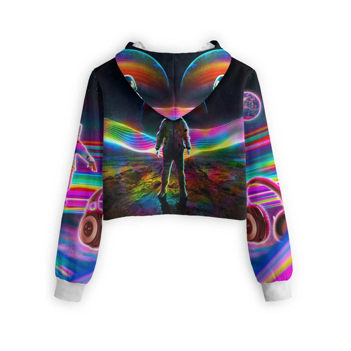 Unicorn crop outlet hoodie