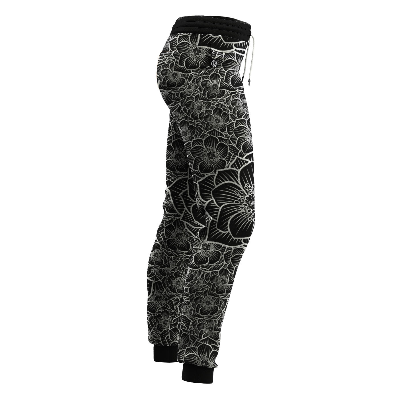 Achromic Flower Women Sweatpants