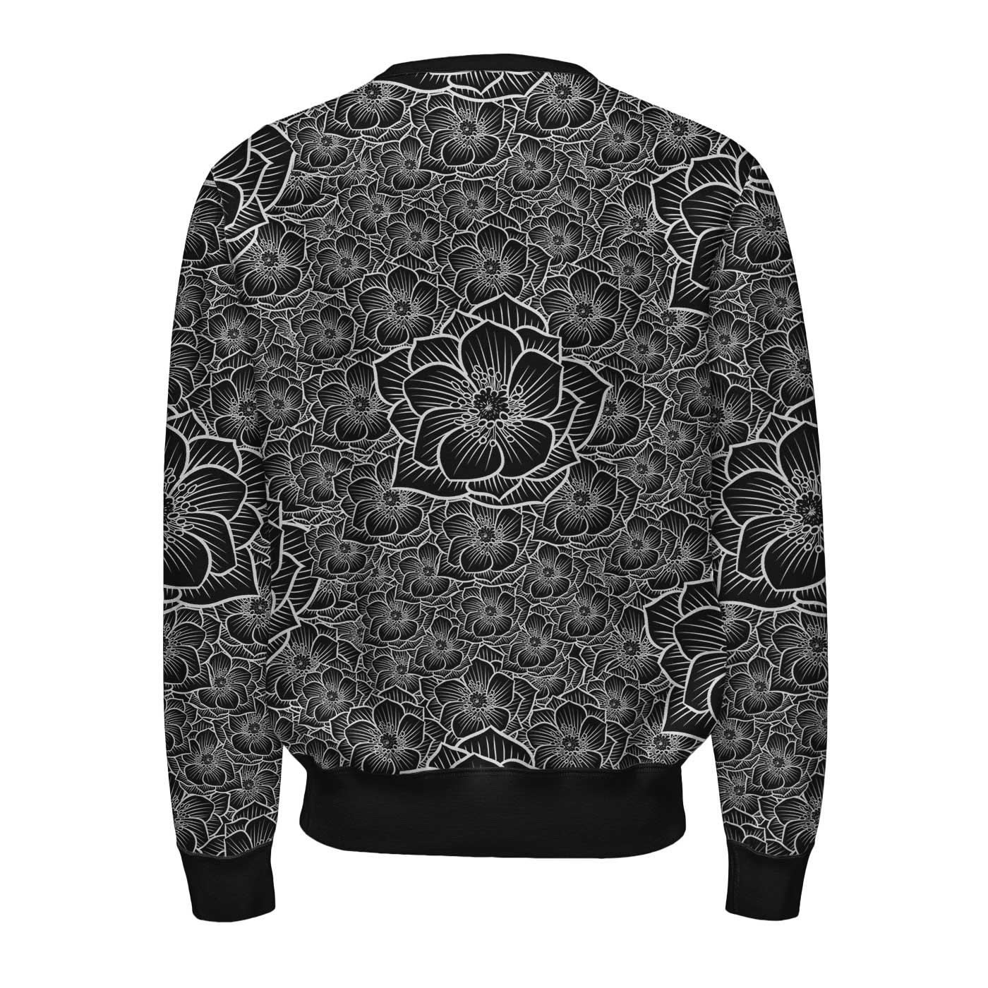 Achromic Flower Sweatshirt