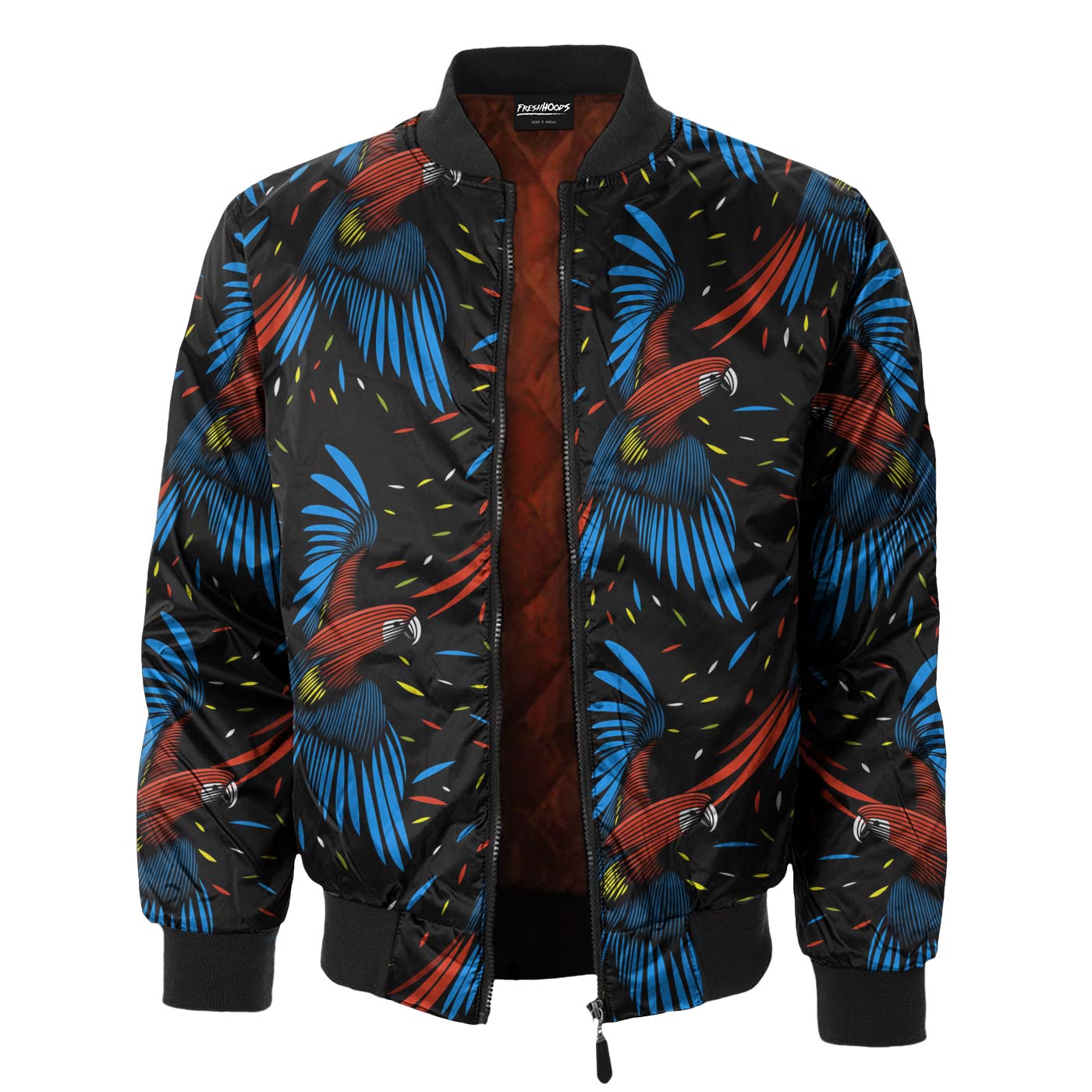 Tropical Macaw Bomber Jacket