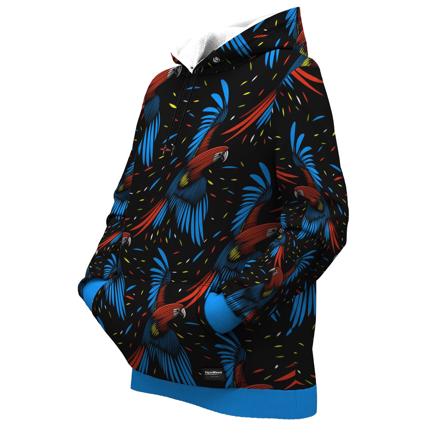 Tropical Macaw Women Hoodie