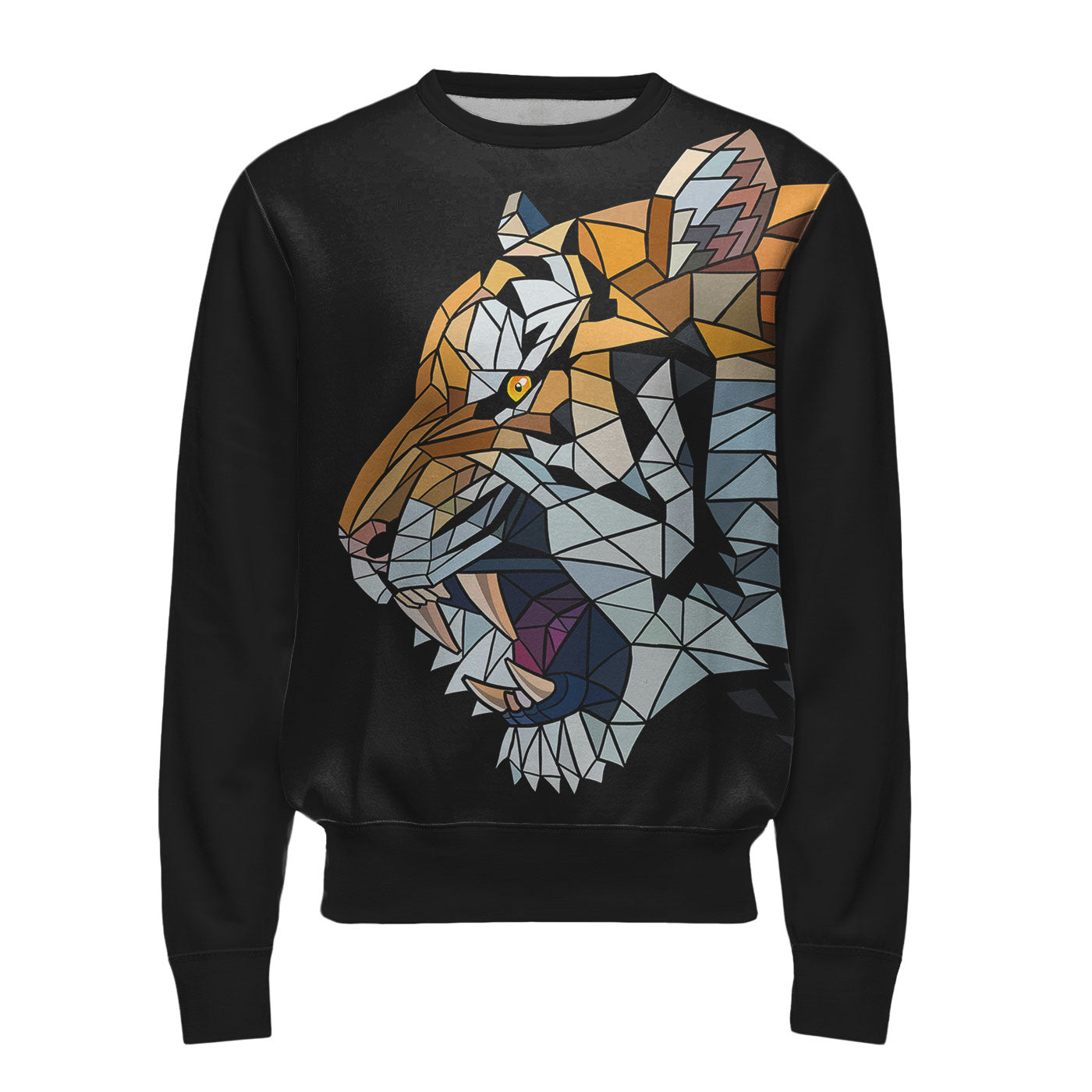 Geometric Tiger Sweatshirt