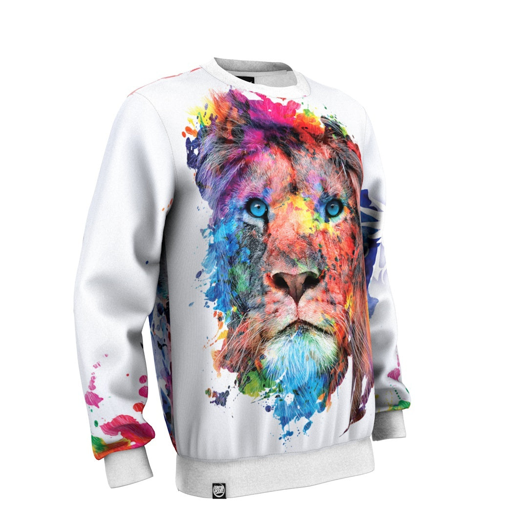 Lion print clearance sweatshirt