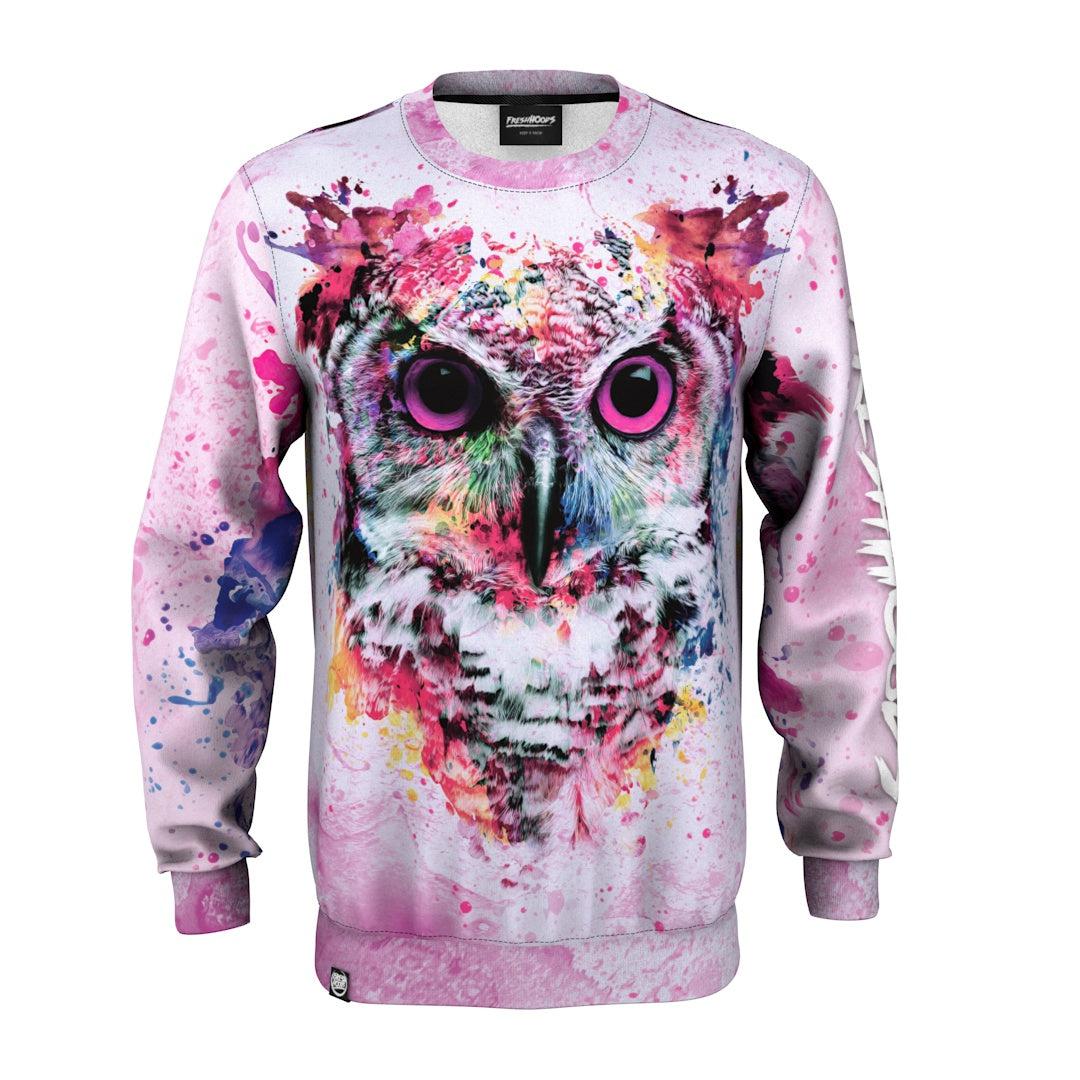 Artistic Owl Sweatshirt