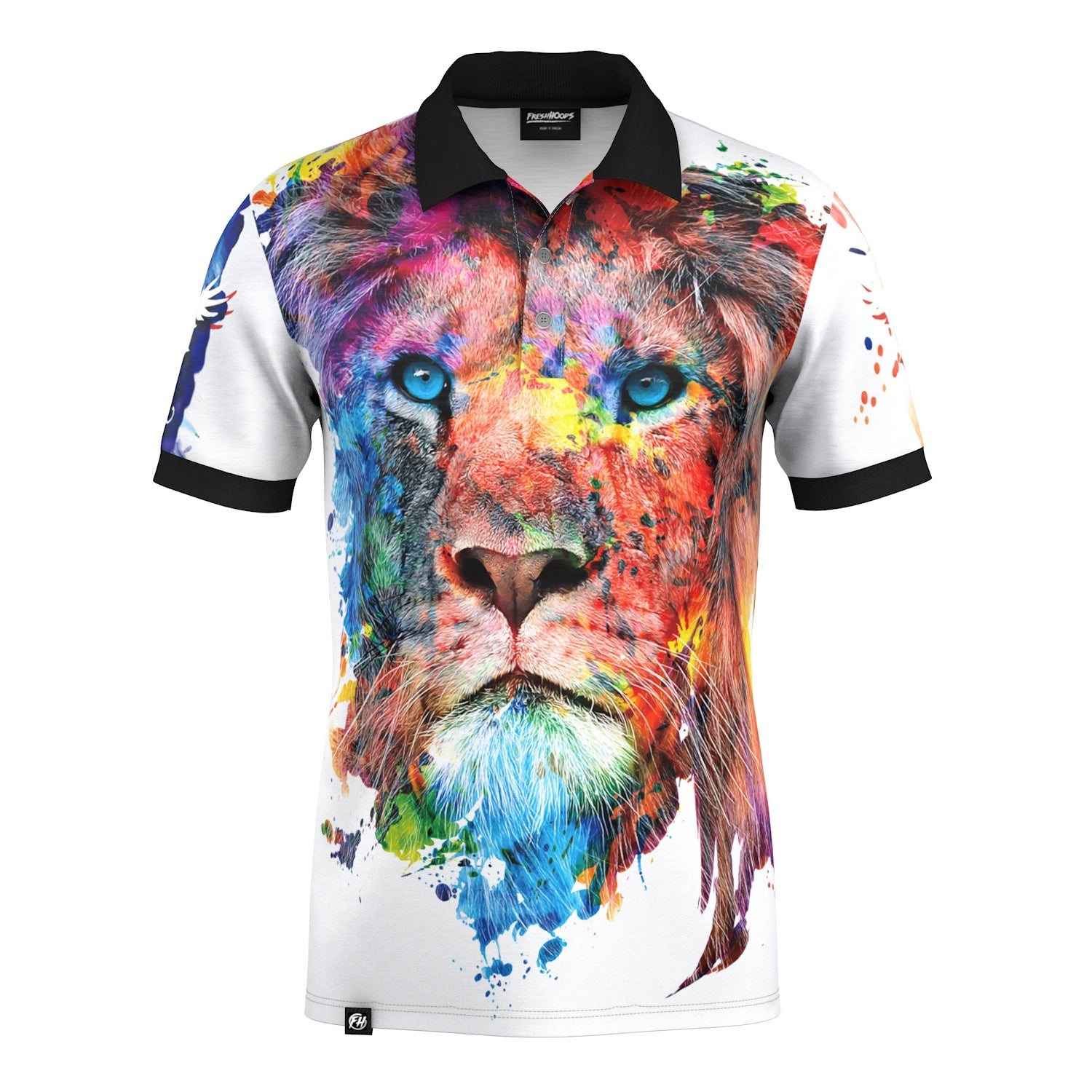 Colorful Lion Polo Shirt