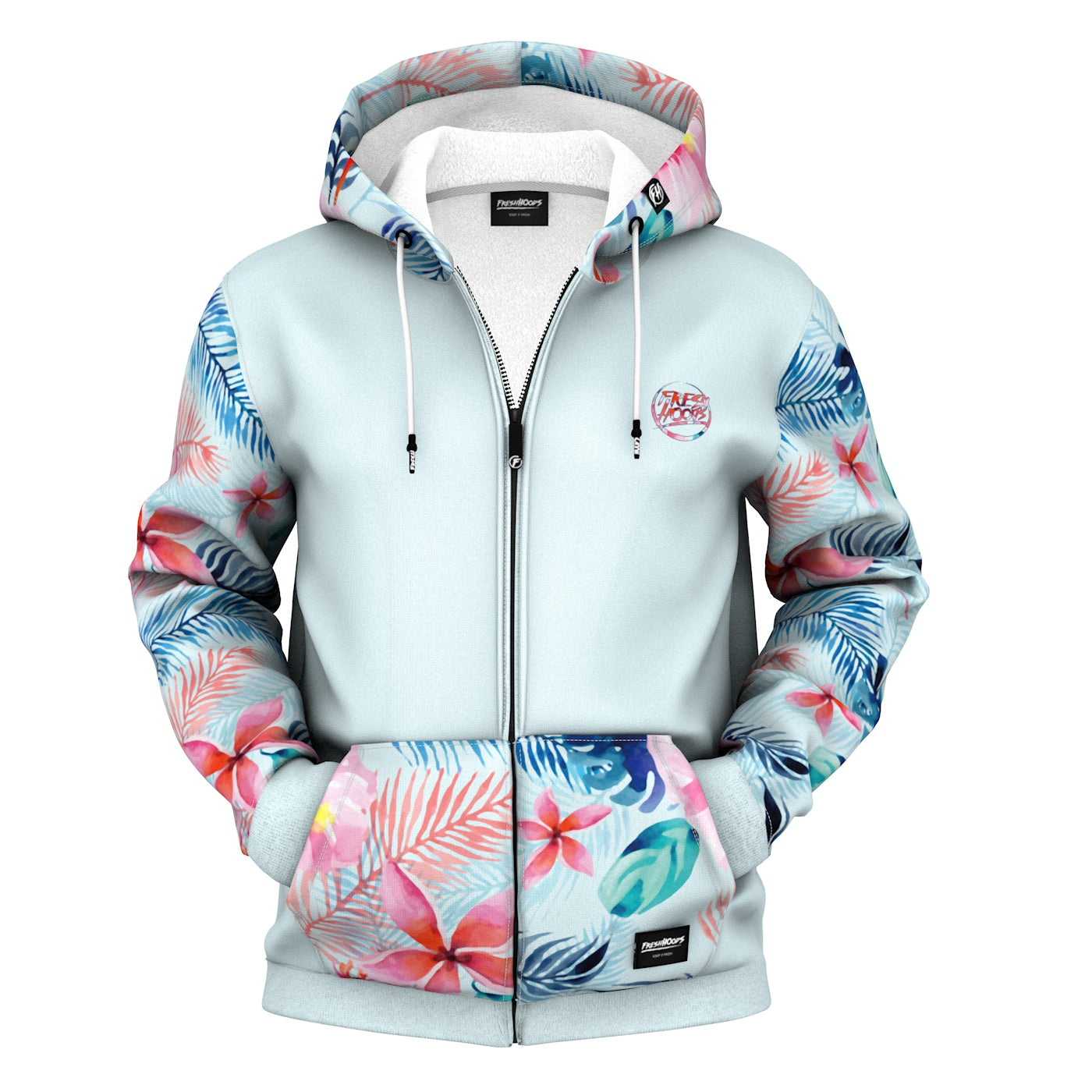 Paradise On Earth Zip Up Hoodie