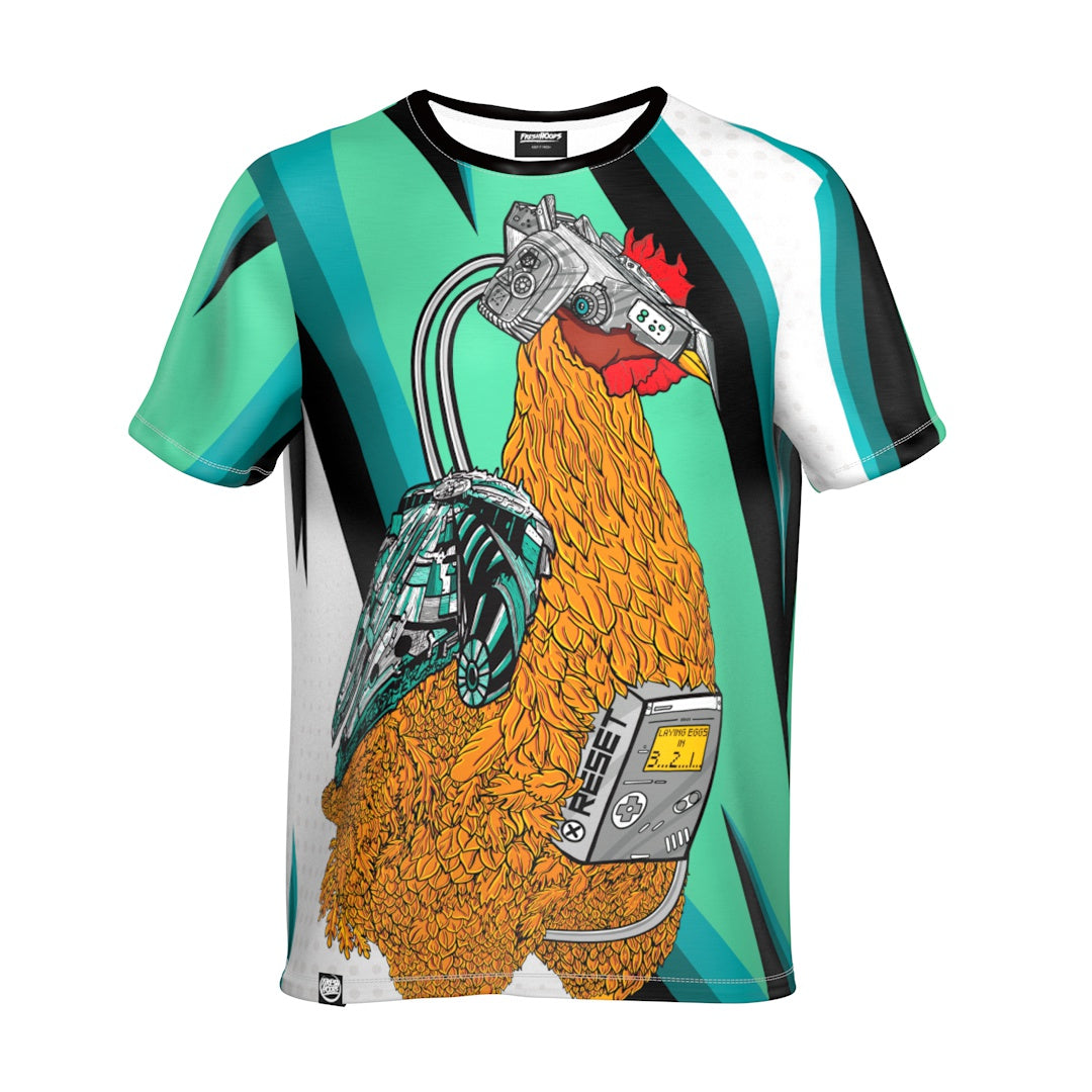 Cyborg Rooster T-Shirt