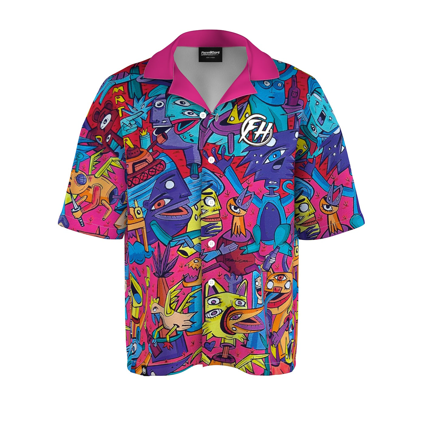 Animalitos Oversized Button Shirt