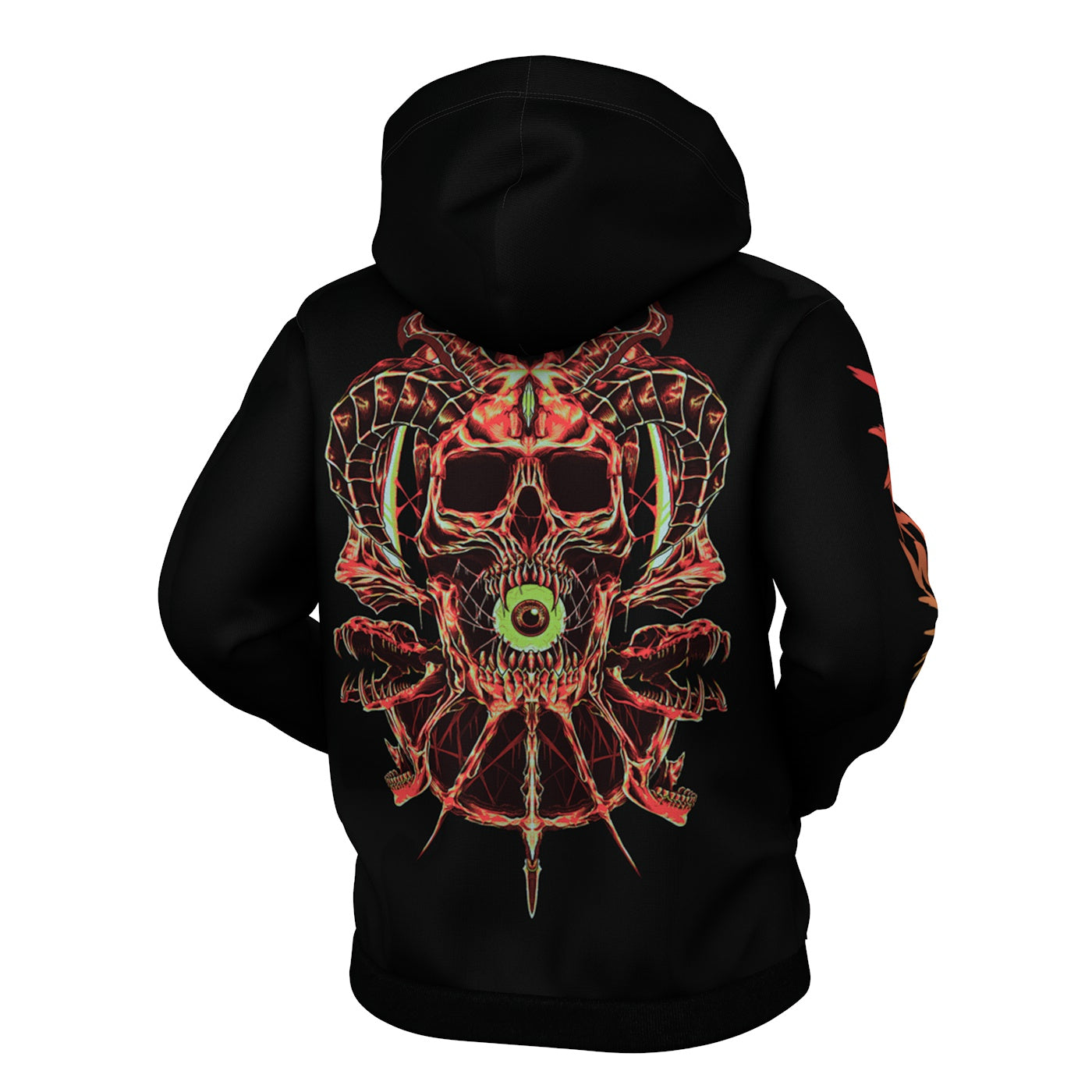 The Eye Beneath Darkness Zip Up Hoodie