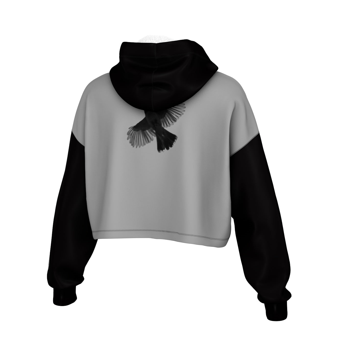 Cropped above shop chest hoodie