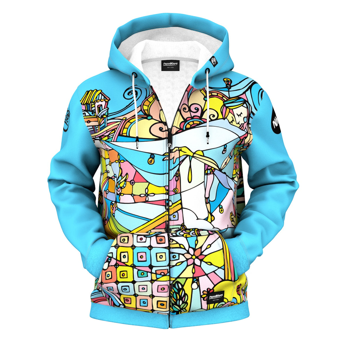 Wonderland Zip Up Hoodie - Main Image