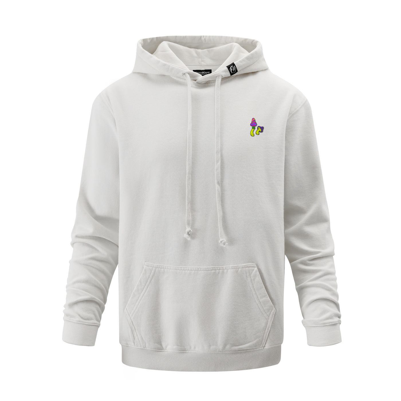 Trippy Shrooms Embroidered Hoodie