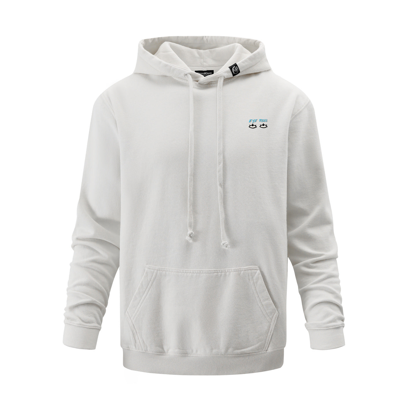 Hooded Sweatshirt with Back Embroidery - The Handkerchief Shop