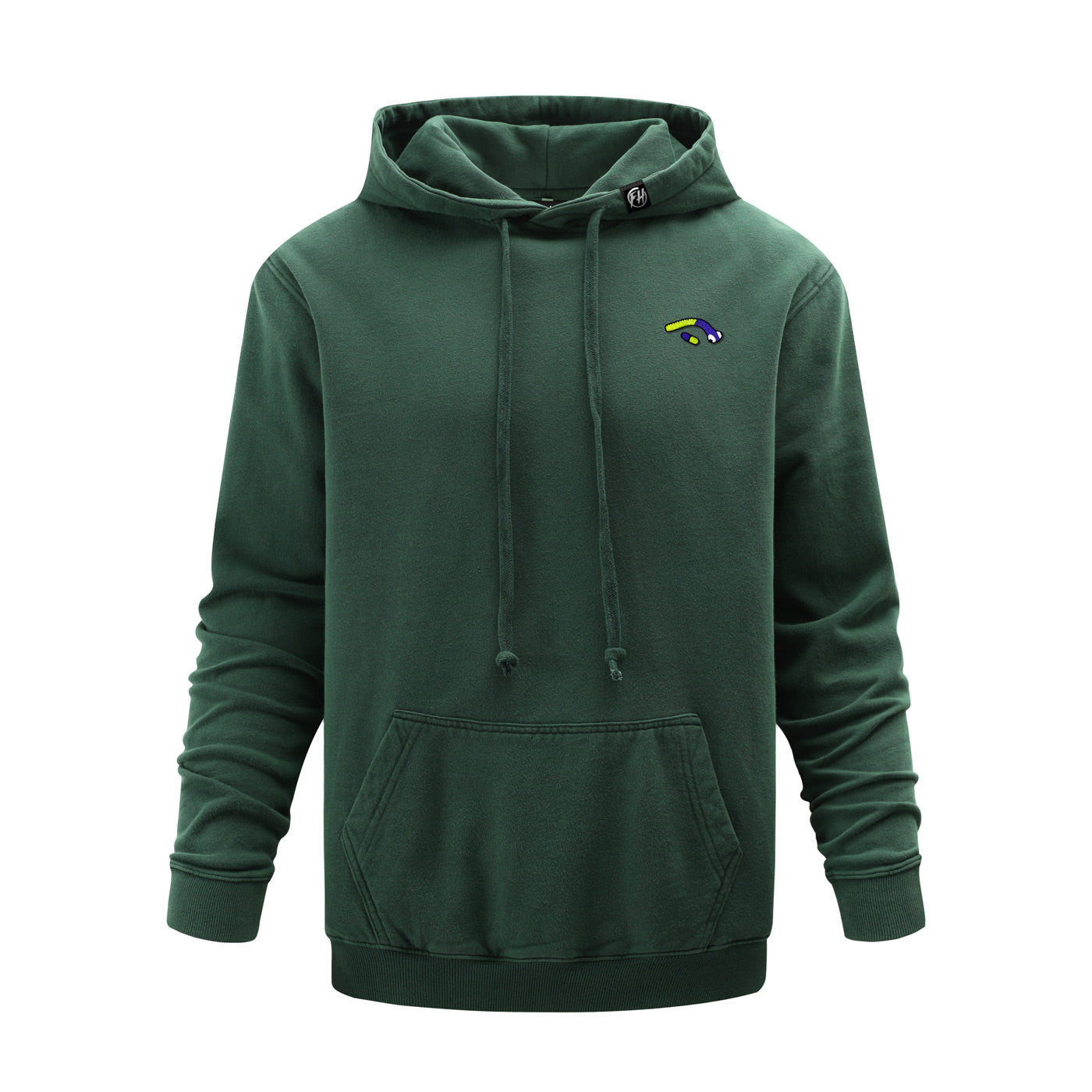 Worm Embroidered Hoodie