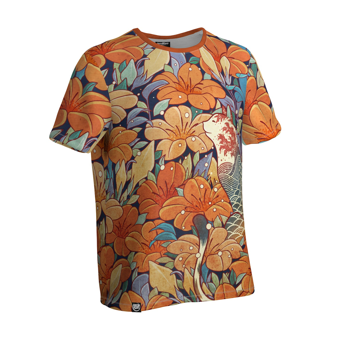 Neko Flowers T-Shirt