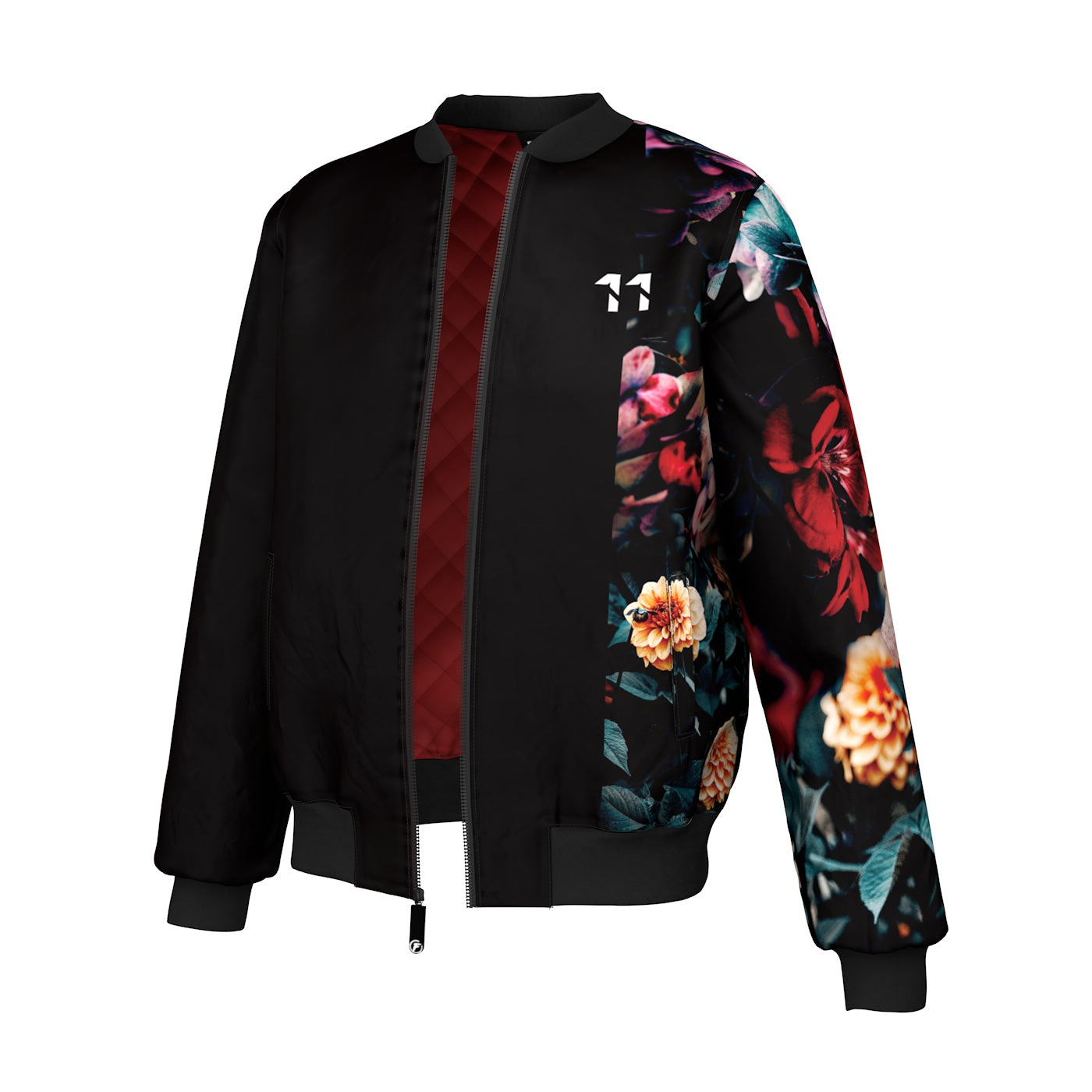 Vintage Flowers Bomber Jacket