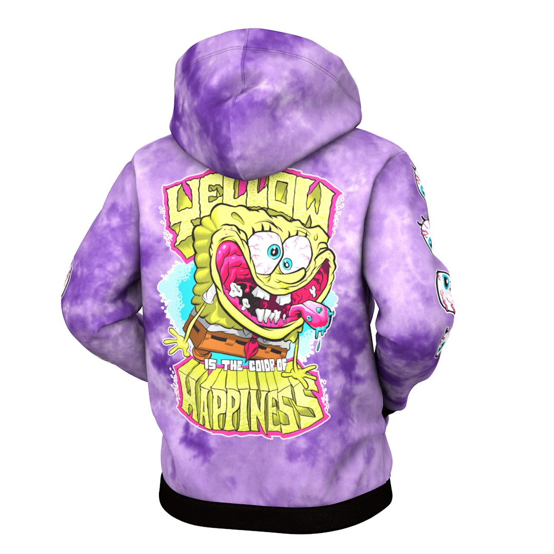 Freshhoods x SpongeBob Eyeball Zip Up Hoodie