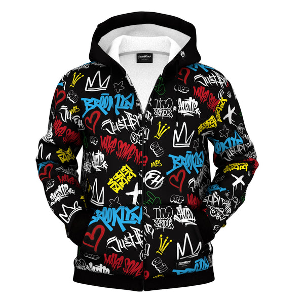 【New Era】TIE DYING SPRAY GRAFFITI ZIP UP HOODIE☆大人気☆ AAPE AAPEUNVS graffiti print zip-up hoodie | Bape official