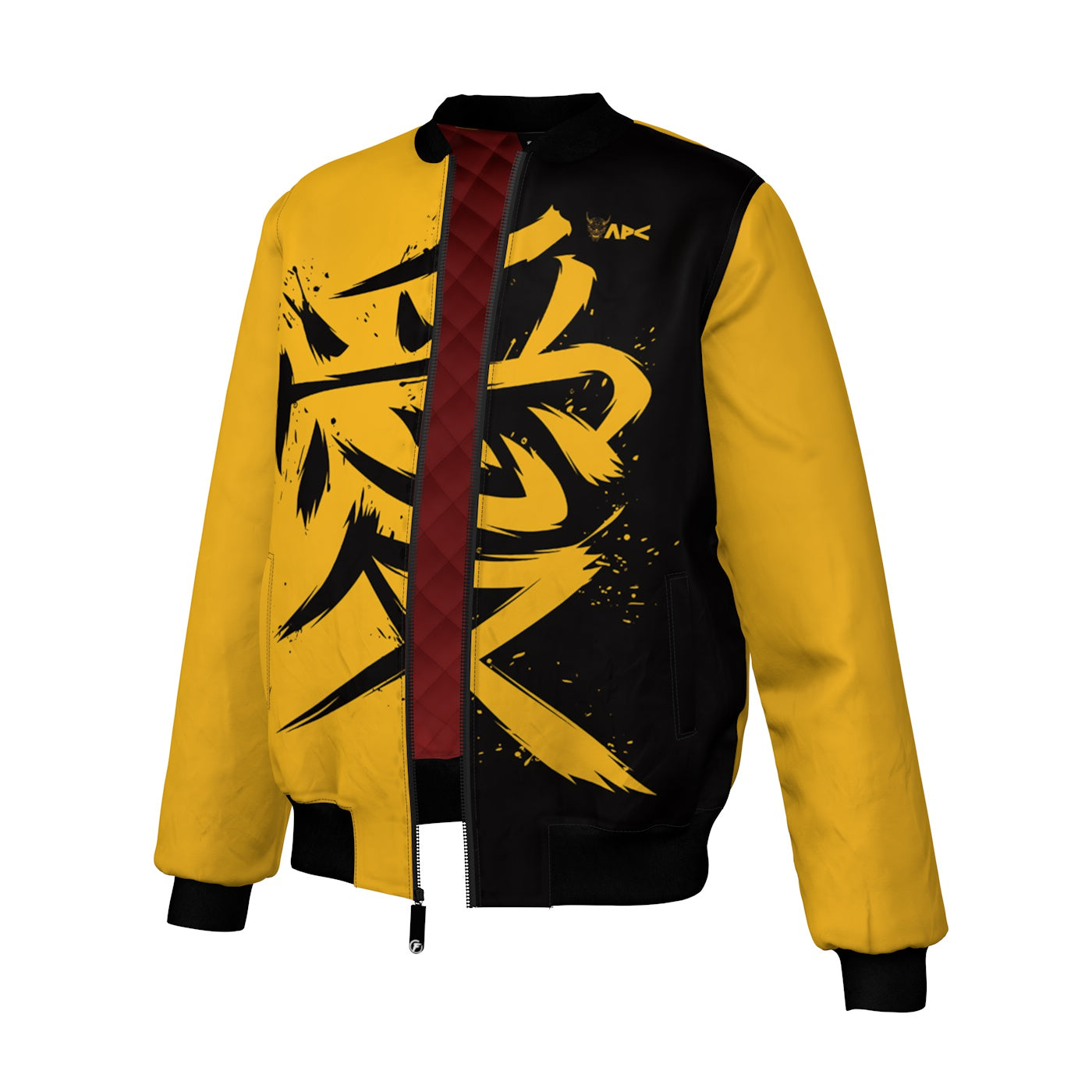 Black and hotsell yellow bomber jacket