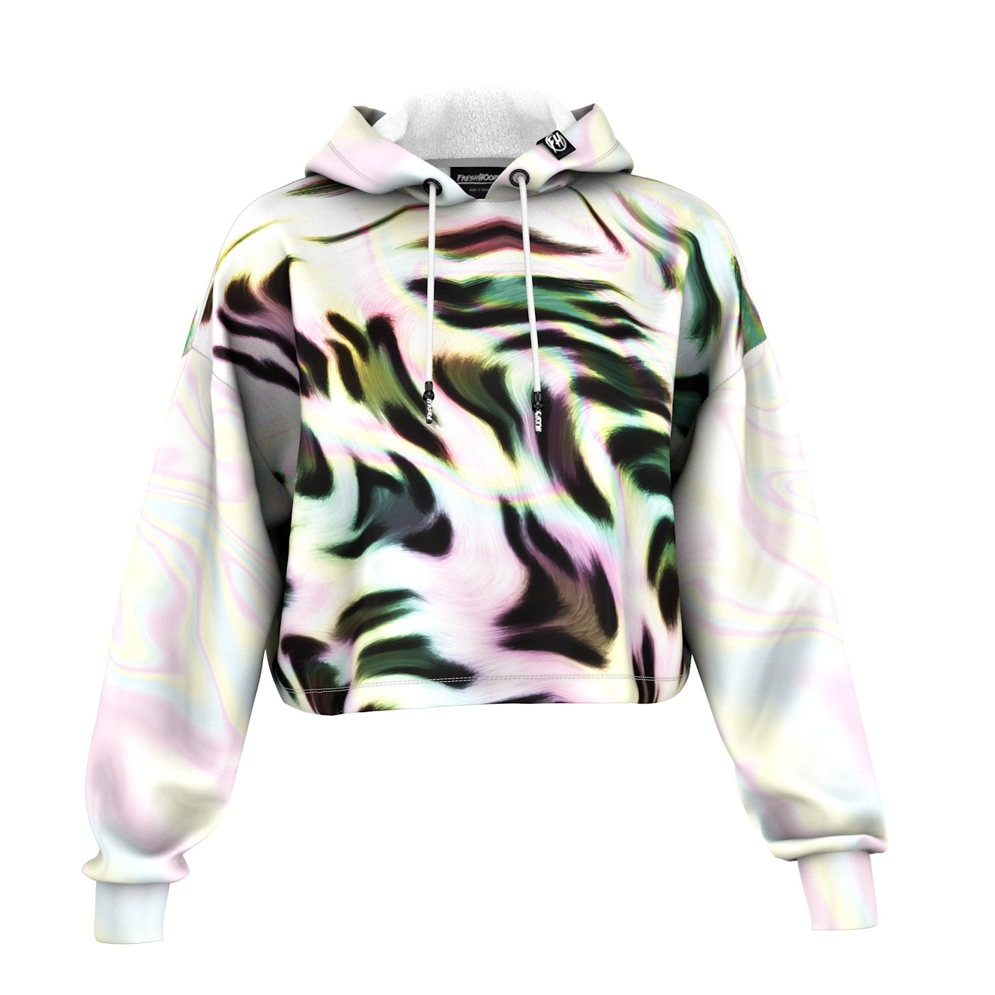 Lucid Spots Cropped Hoodie