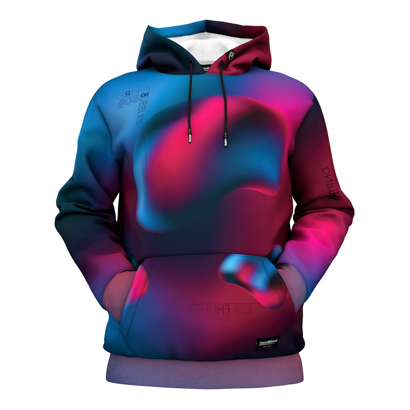 Purple Bubbles Hoodie Fresh Hoods