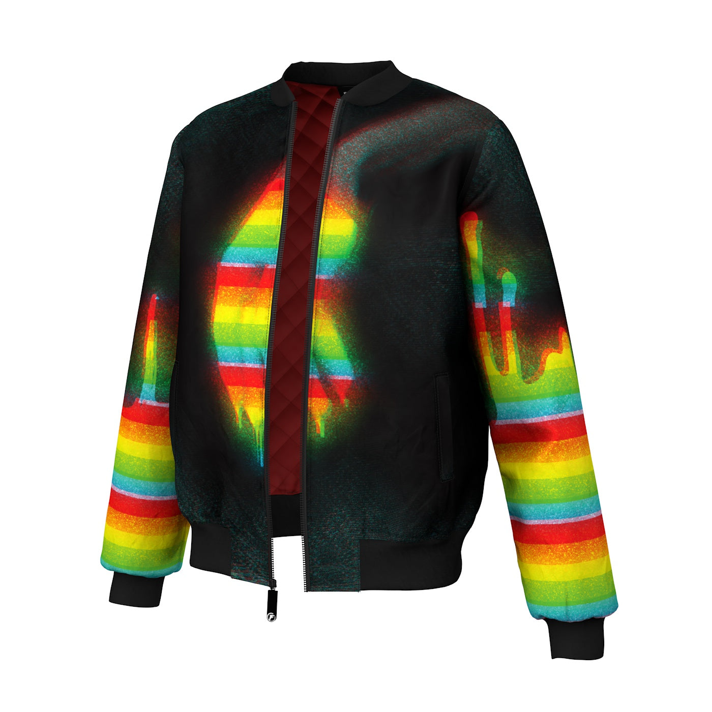 A Handful Rainbow Bomber Jacket