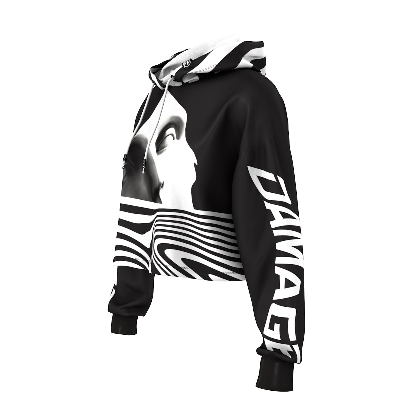 Emotional Damage Cropped Hoodie