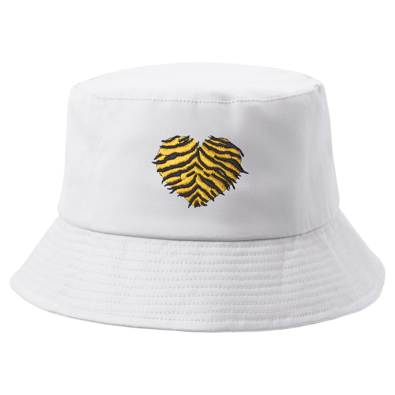 Embroidered Tiger Love Bucket Hat