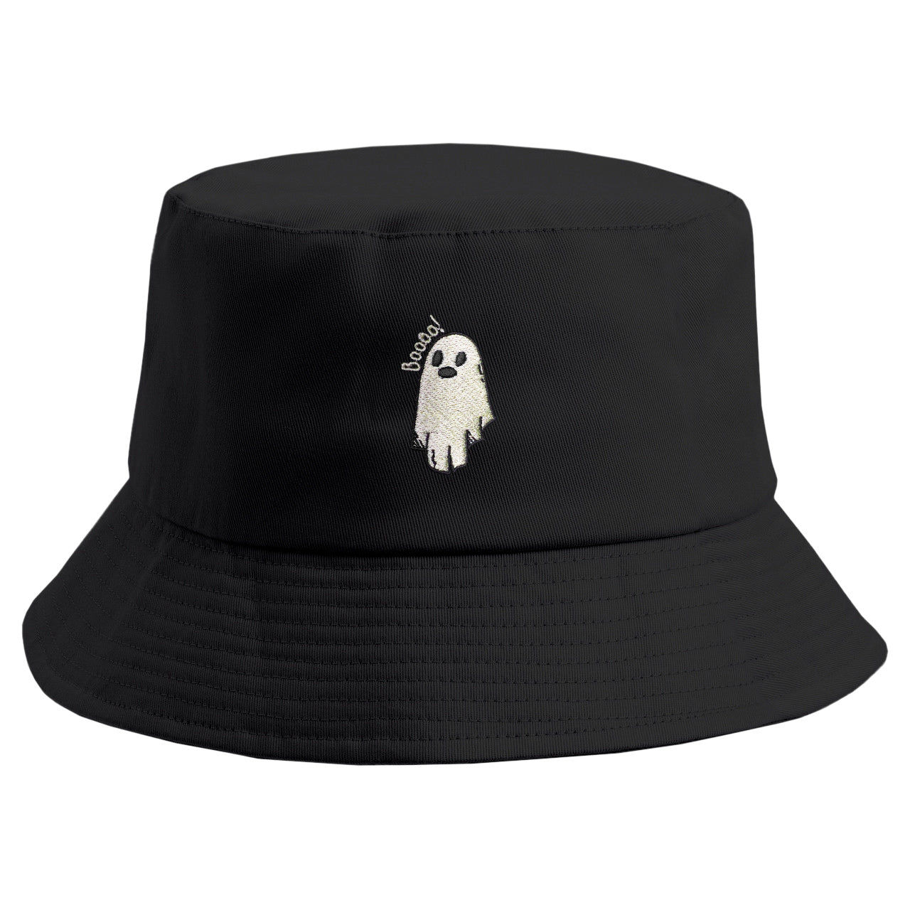 Embroidered Ghost Bucket Hat