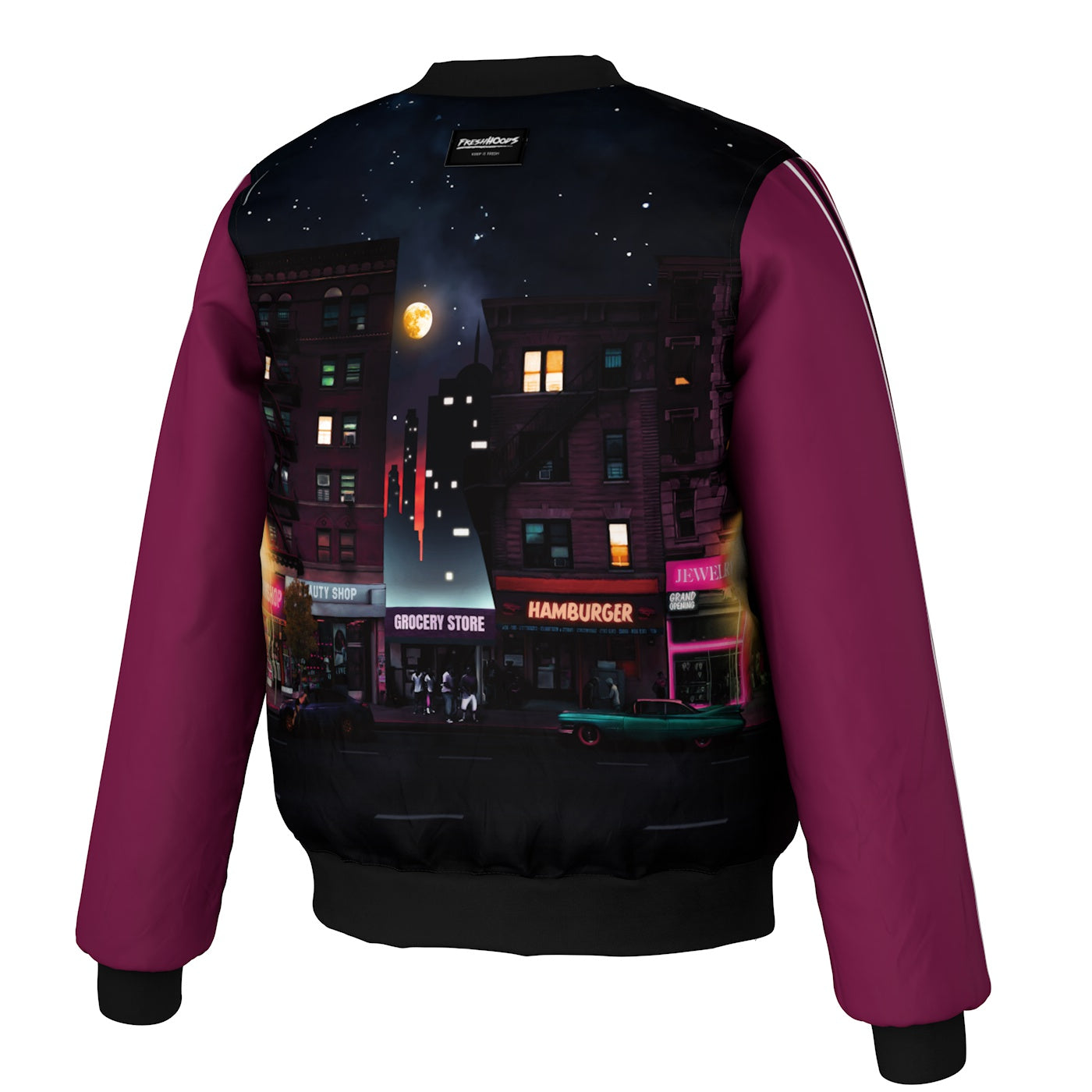 Neons In The Night Bomber Jacket