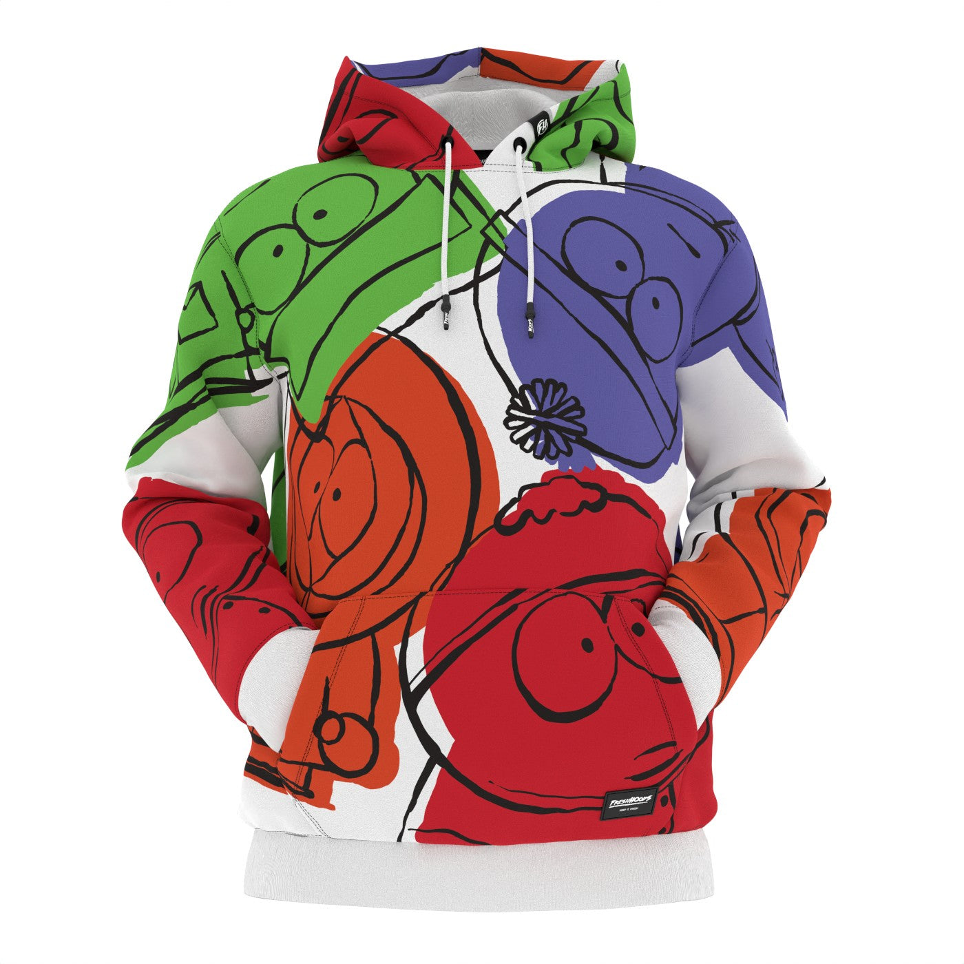 Colorful Character Overload Hoodie