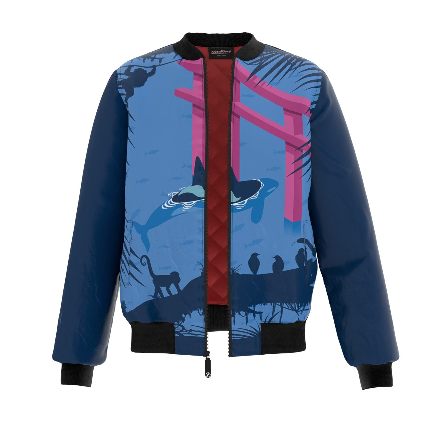 Killer Whale Torii Bomber Jacket