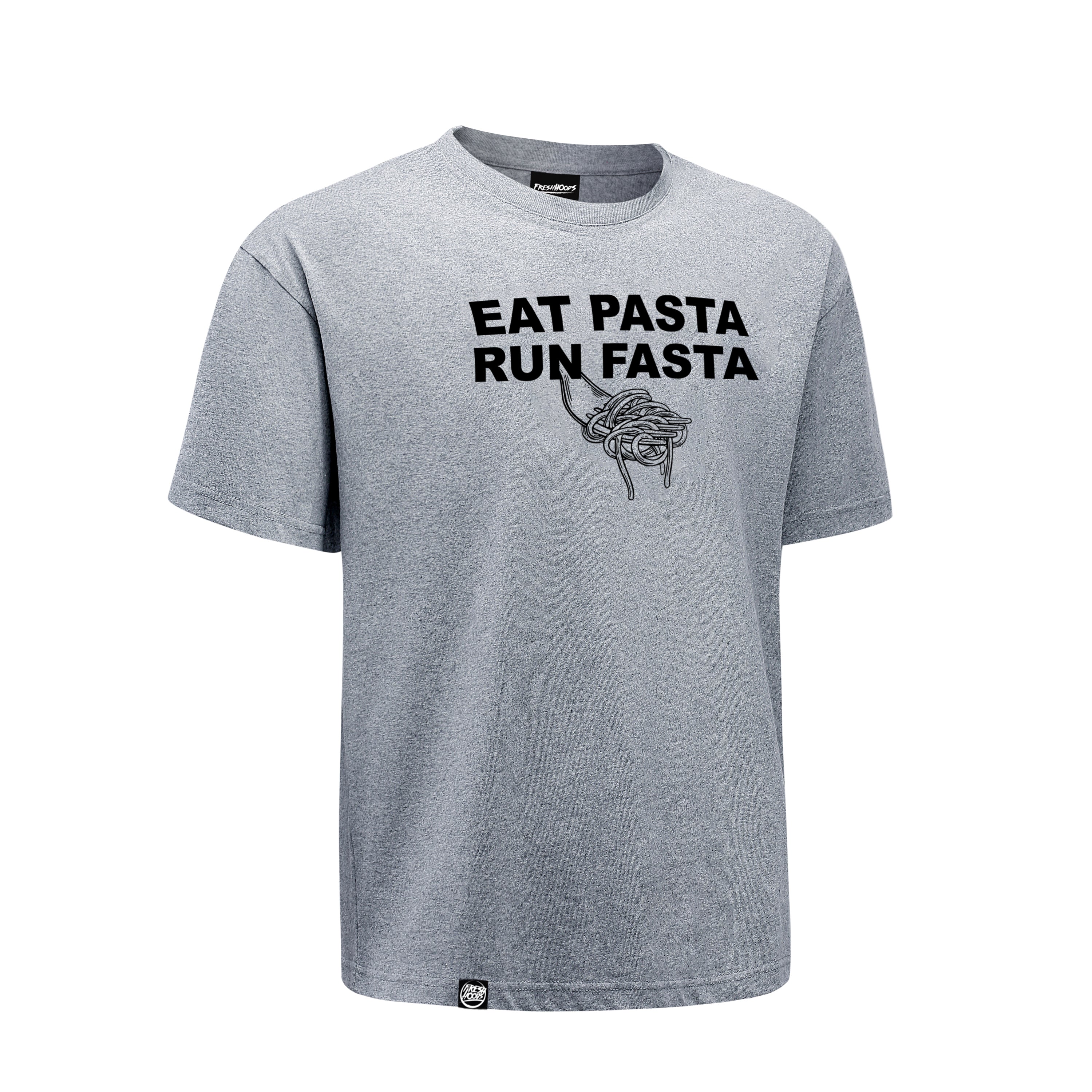 Eat Pasta Run Fasta Oversized Cotton T-Shirt