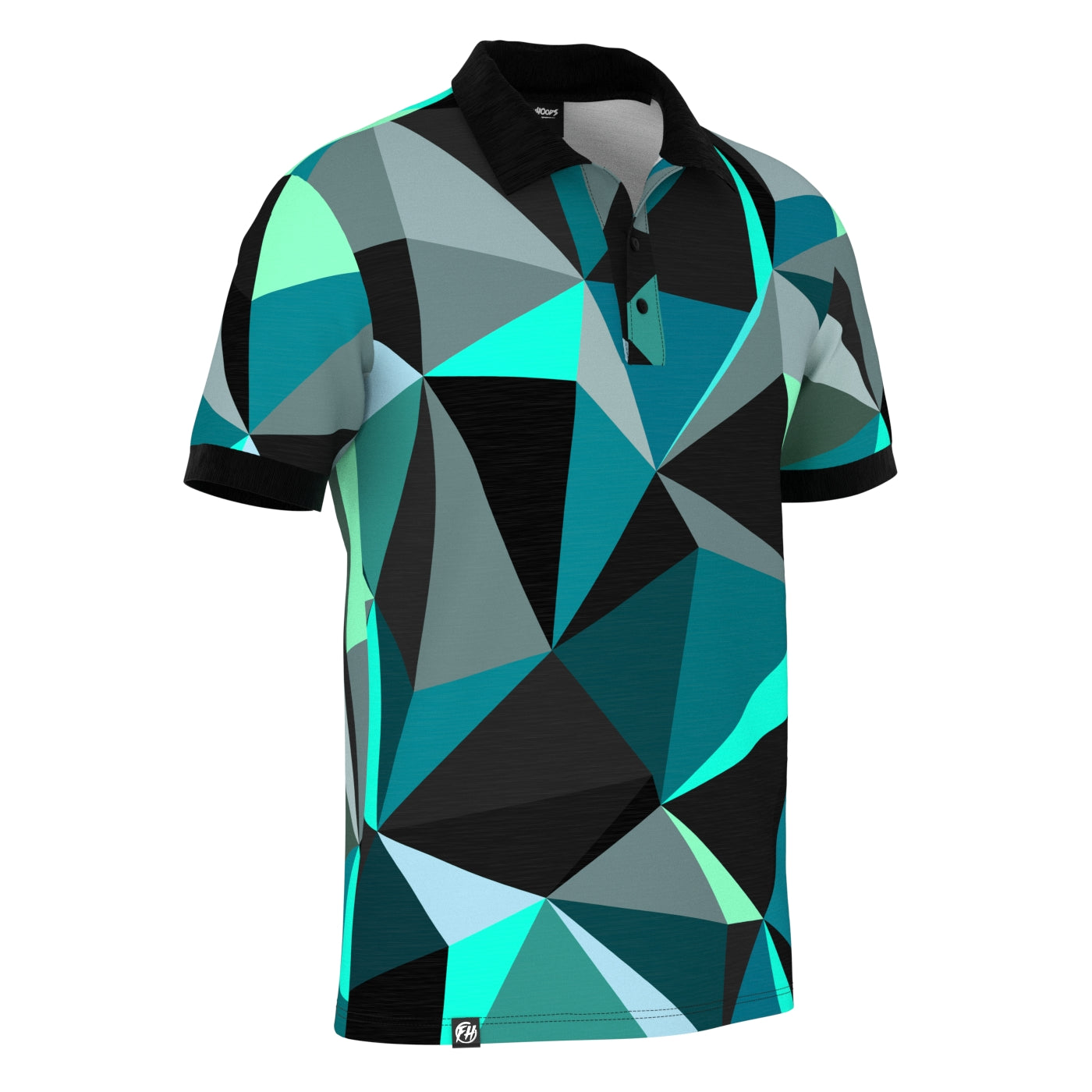 Cubes Forest Polo Shirt
