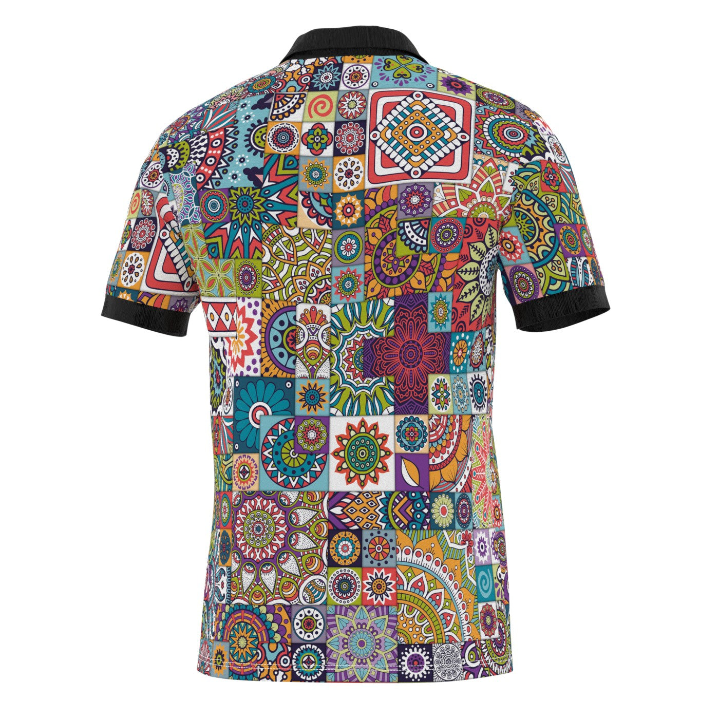 Tribal Mosaic Polo Shirt