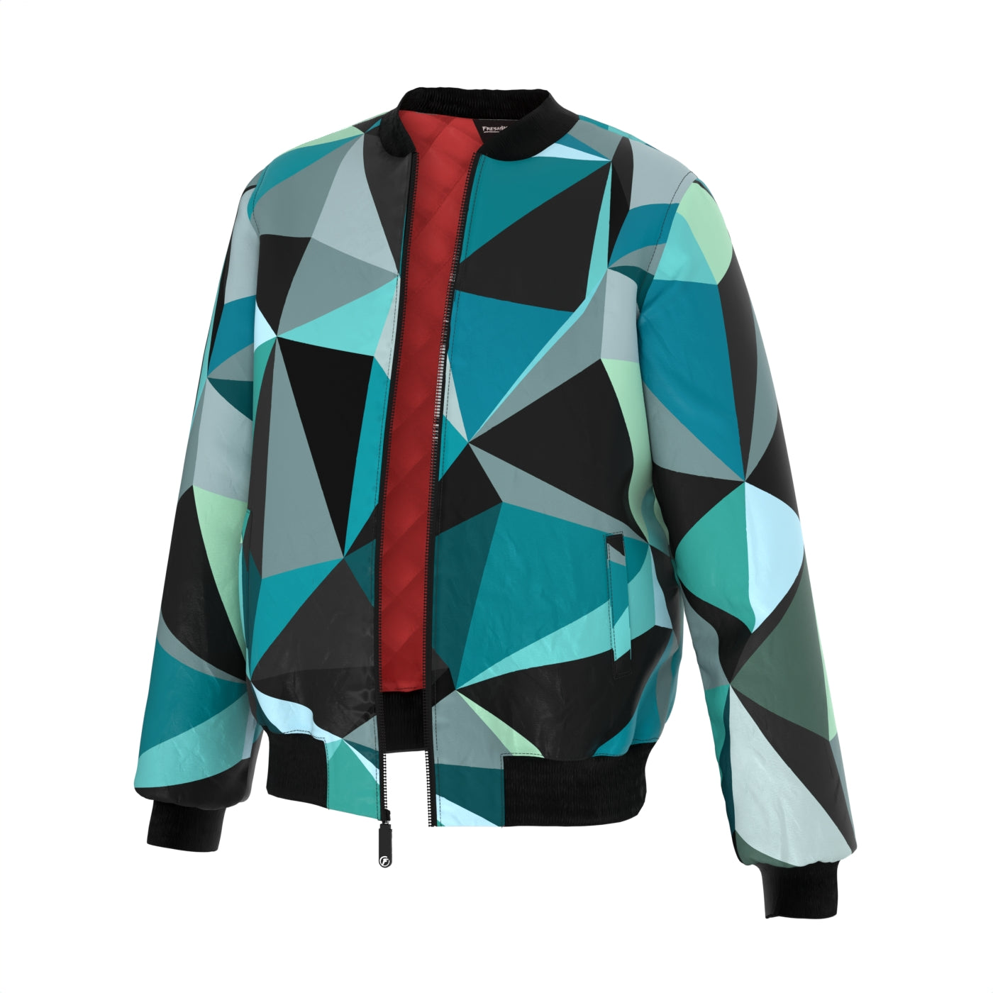 Cubes Forest Bomber Jacket