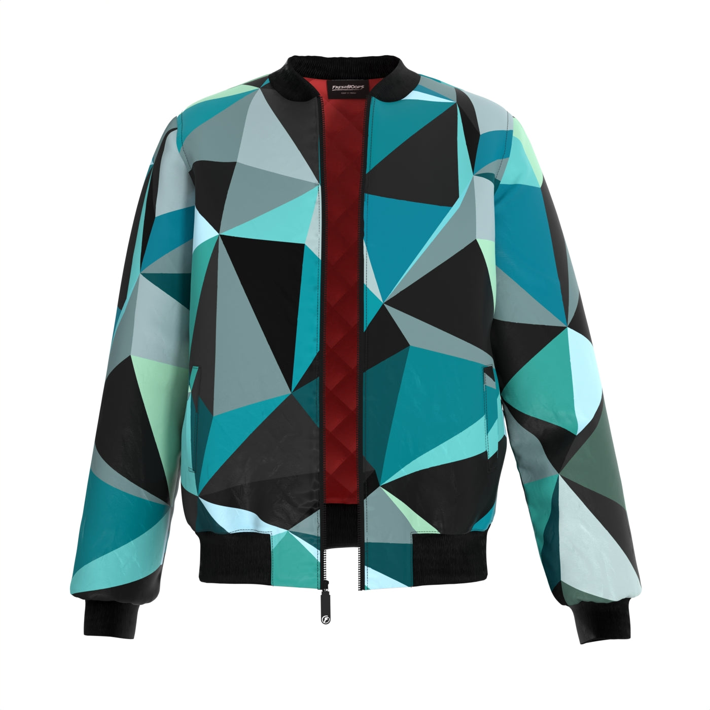 Cubes Forest Bomber Jacket