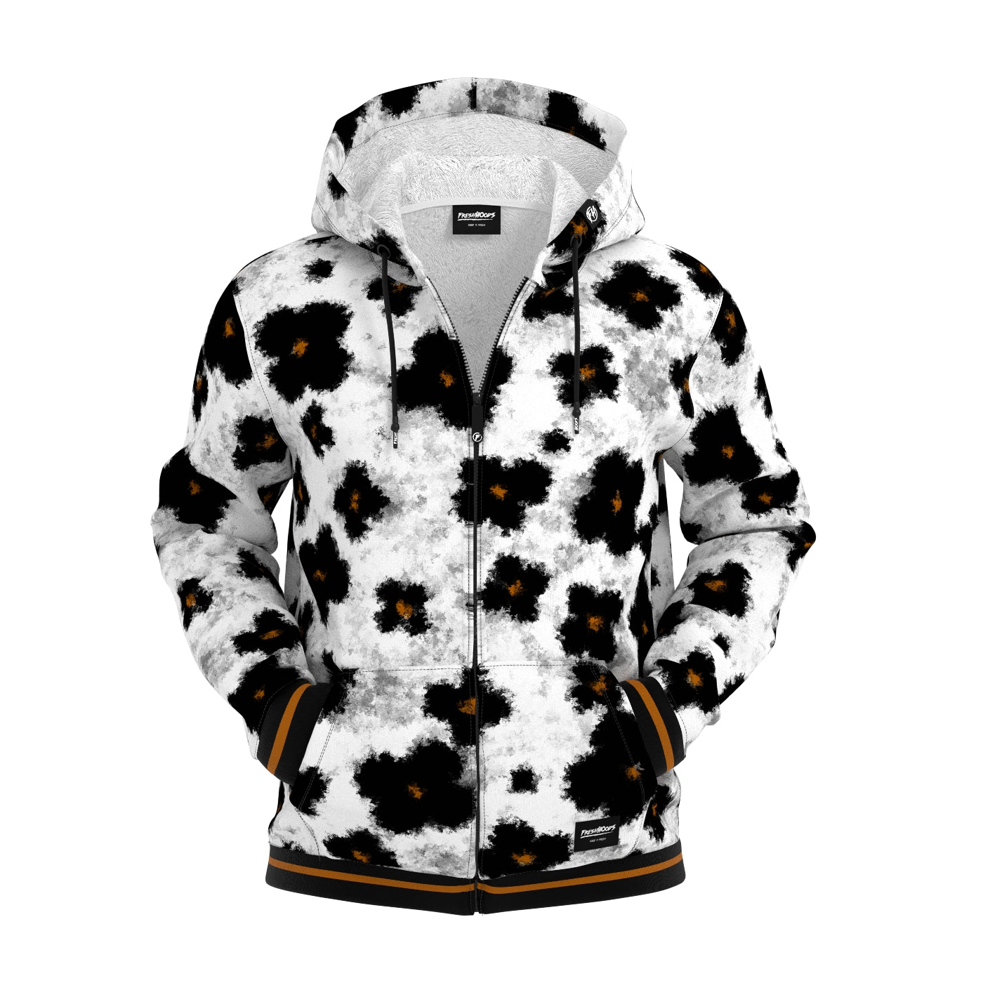 Flower Parade Zip Up Hoodie