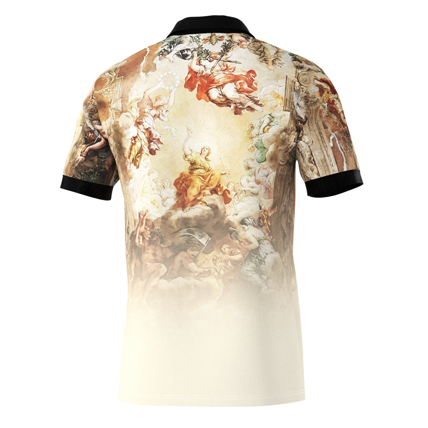Shop Louis Vuitton Printed tigers mandarin collar shirt by