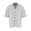 Flourish Pattern Oversized Button Shirt