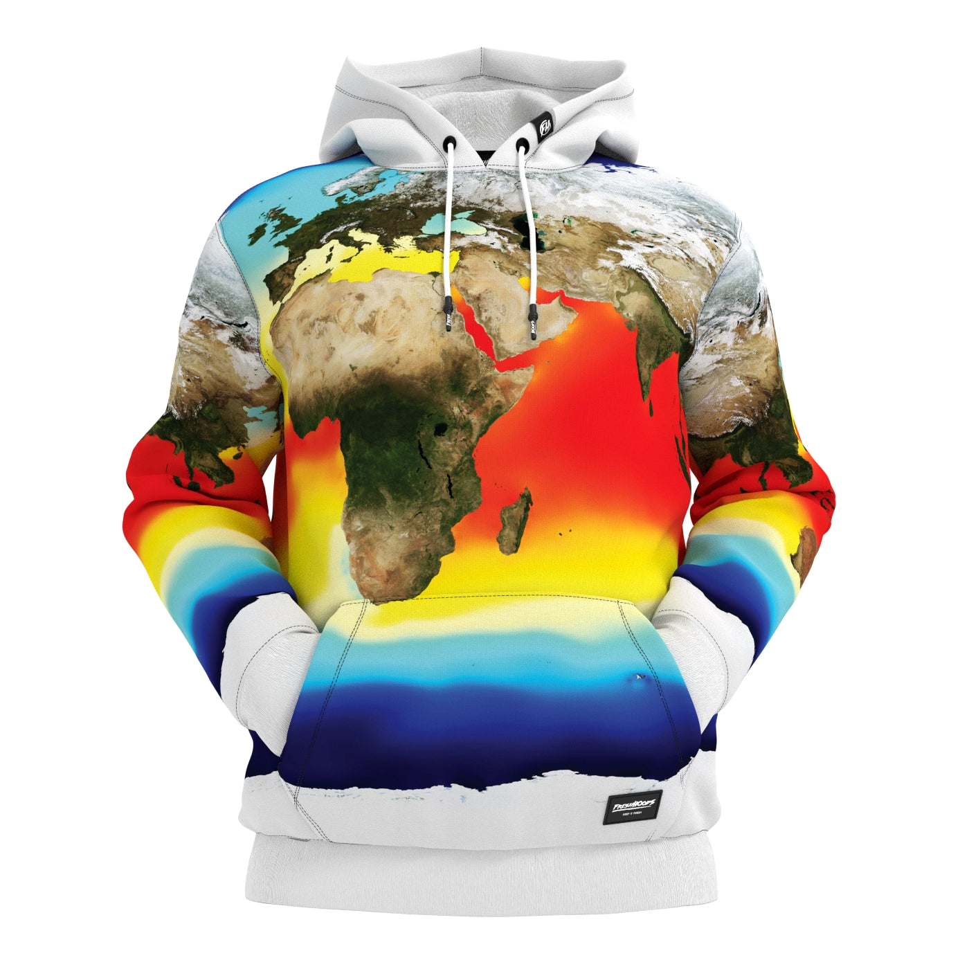 Global Water Temperature Hoodie Fresh Hoods