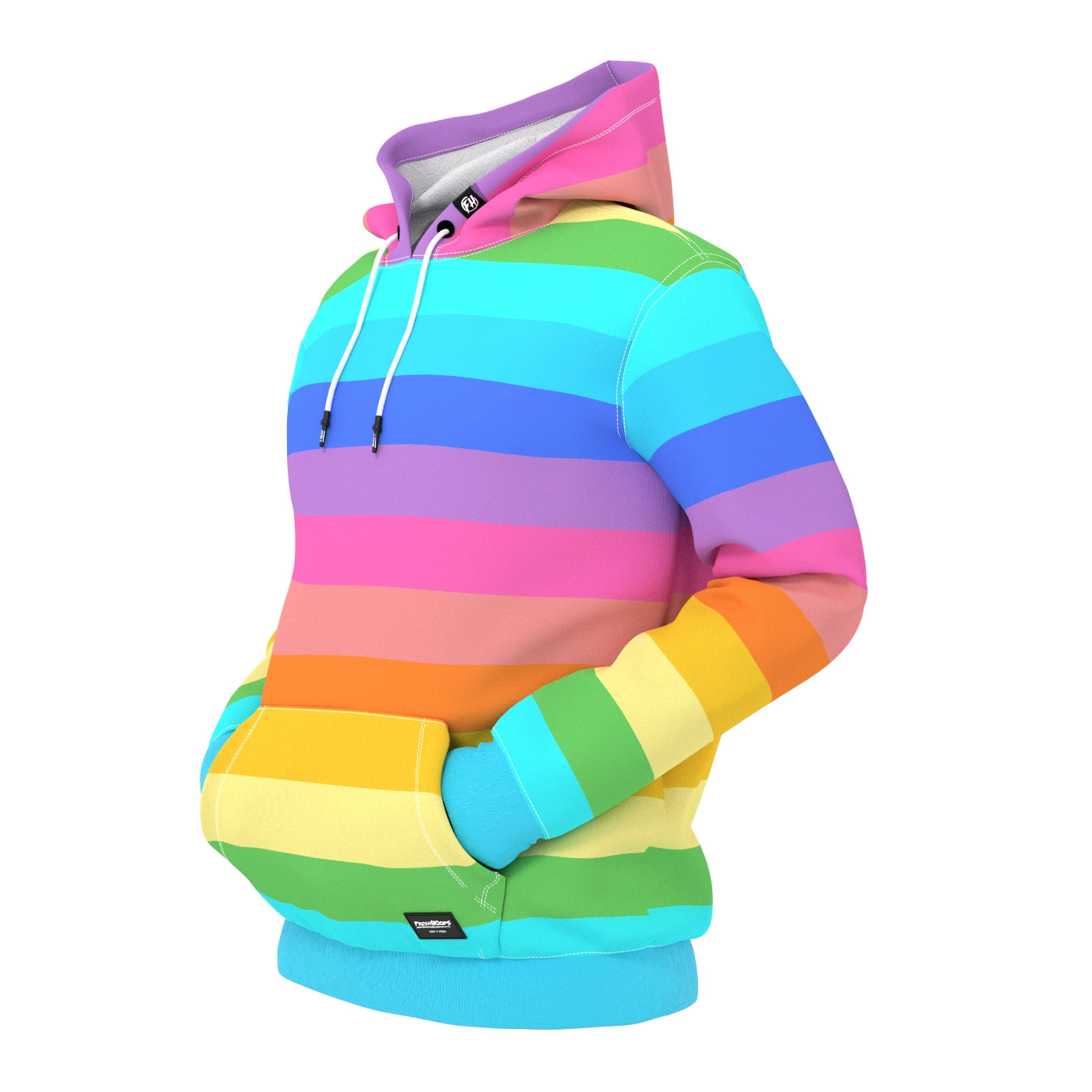 Rainbow hoodies store for sale