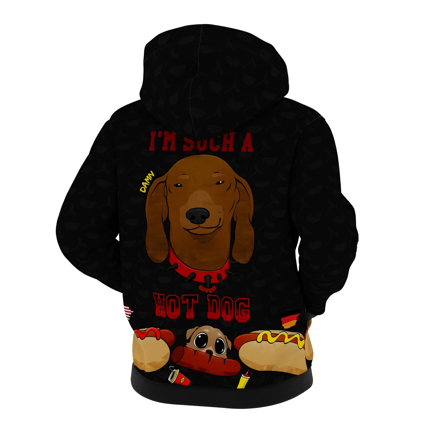 Hot Dog Zip Up Hoodie