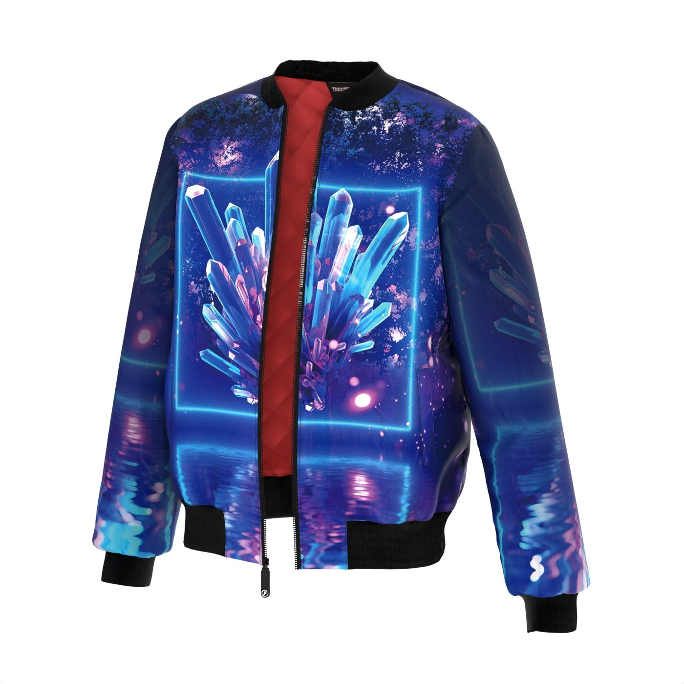 Neon Treasure Bomber Jacket