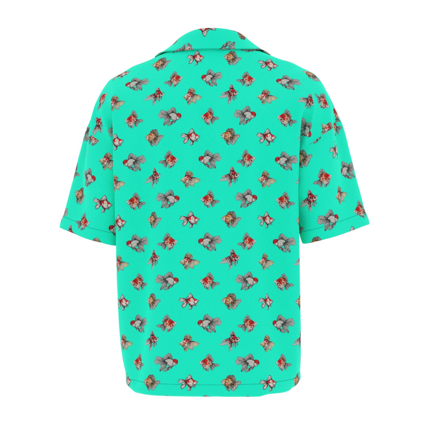 Cute Fishes Oversized Button Shirt
