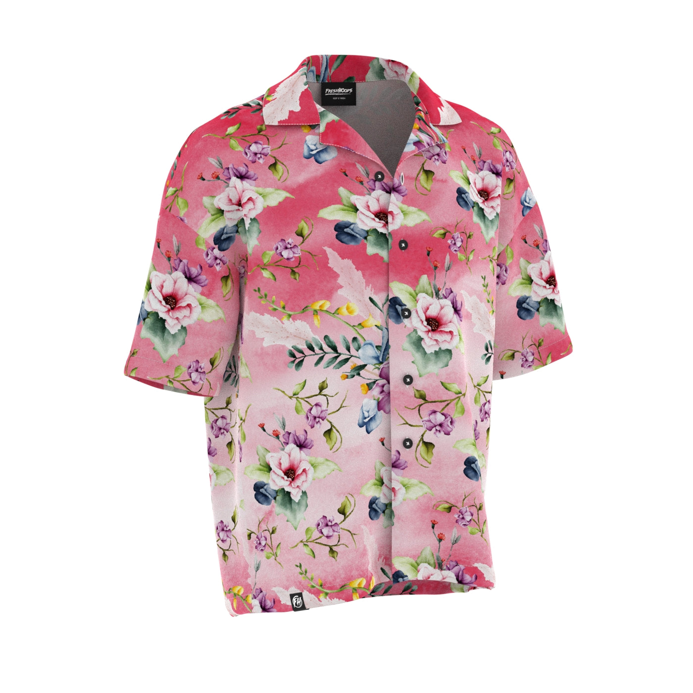 Pink intoxication Oversized Button Shirt