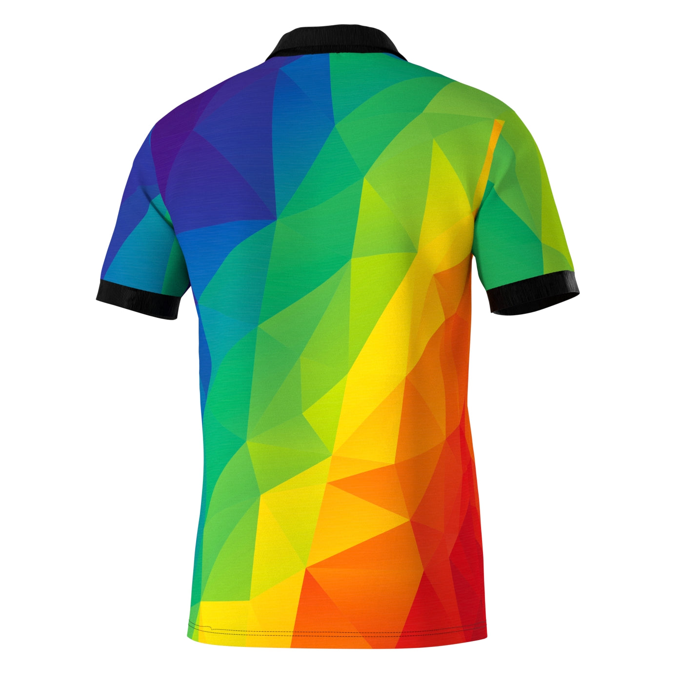 Cubes Rainbow Polo Shirt