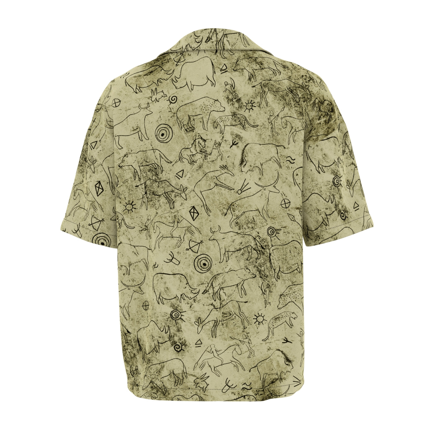 Cave Paintings Oversized Button Shirt