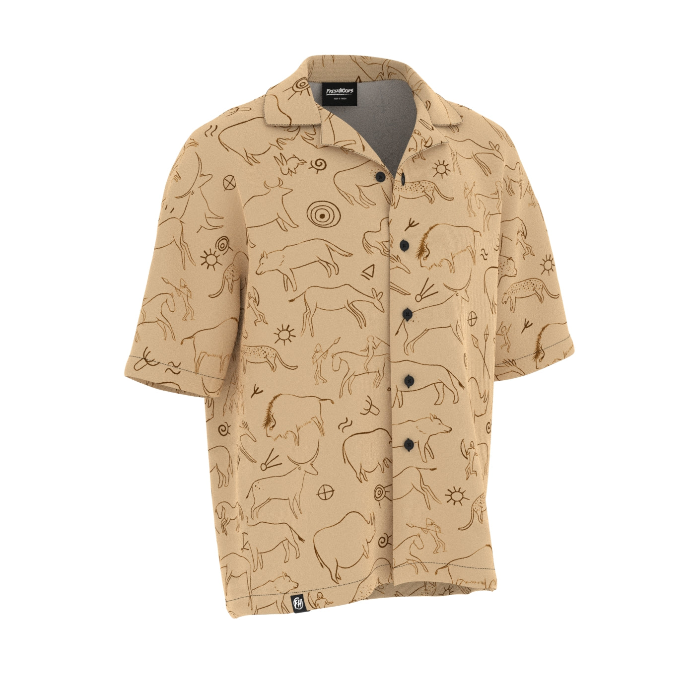 Ancient Times Oversized Button Shirt