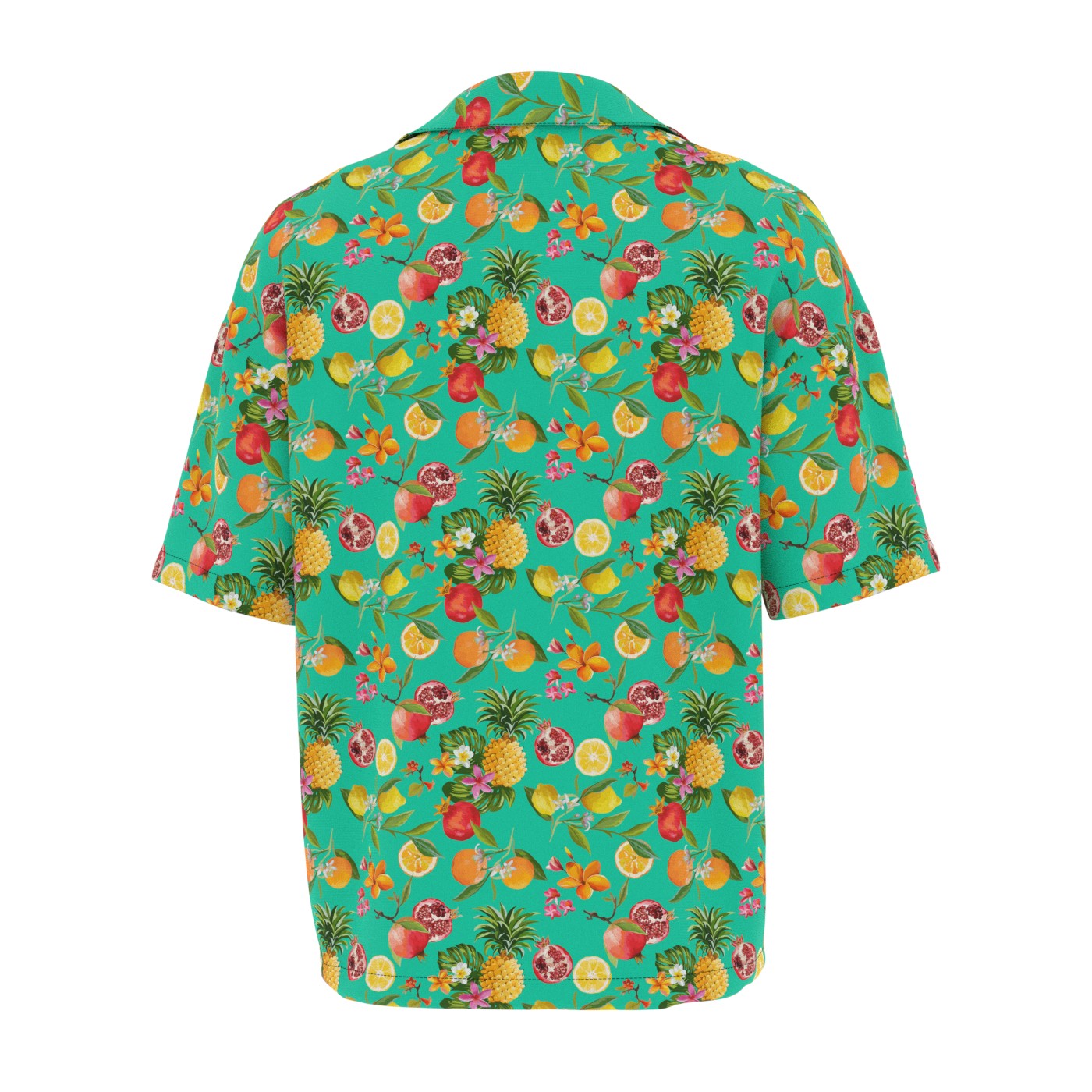 Fruit Fusion Oversized Button Shirt